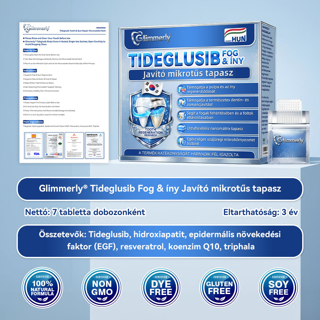 đŠ·đđ„đąđŠđŠđđ«đ„đČÂź Tideglusib Fog & Ăny JavĂtĂł mikrotƱs tapasz | Fejlett Ćssejt-aktivĂĄlĂł fogcsĂkok (ĂșjjĂĄĂ©pĂti a fogzomĂĄncot Ă©s a dentint âą erĆsĂti az Ănyt âą megszĂŒnteti a fogkövet Ă©s a szagokat âą megĂĄllĂtja a fogĂ©rzĂ©kenysĂ©get))