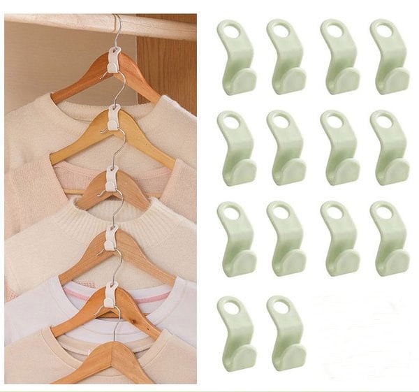 đ„Space-Saving Clothes Hanger Connector Hooks