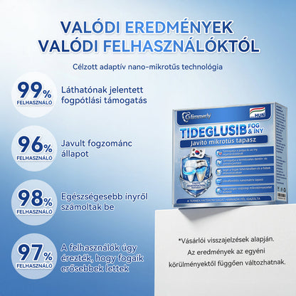 🦷𝐆𝐥𝐢𝐦𝐦𝐞𝐫𝐥𝐲® Tideglusib Fog & íny Javító mikrotűs tapasz | Fejlett őssejt-aktiváló fogcsíkok (újjáépíti a fogzománcot és a dentint • erősíti az ínyt • megszünteti a fogkövet és a szagokat • megállítja a fogérzékenységet))