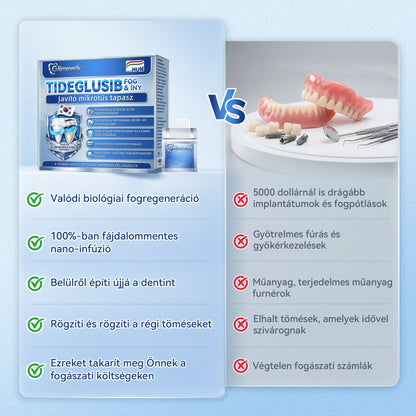 🦷𝐆𝐥𝐢𝐦𝐦𝐞𝐫𝐥𝐲® Tideglusib Fog & íny Javító mikrotűs tapasz | Fejlett őssejt-aktiváló fogcsíkok (újjáépíti a fogzománcot és a dentint • erősíti az ínyt • megszünteti a fogkövet és a szagokat • megállítja a fogérzékenységet))