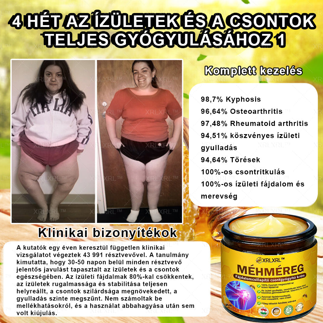 🎉🎉XRLXRL® Botulinum Toxin és Méhméreg Fájdalomcsillapító Csontgyógyító Krém (Speziell für ältere Erwachsene)