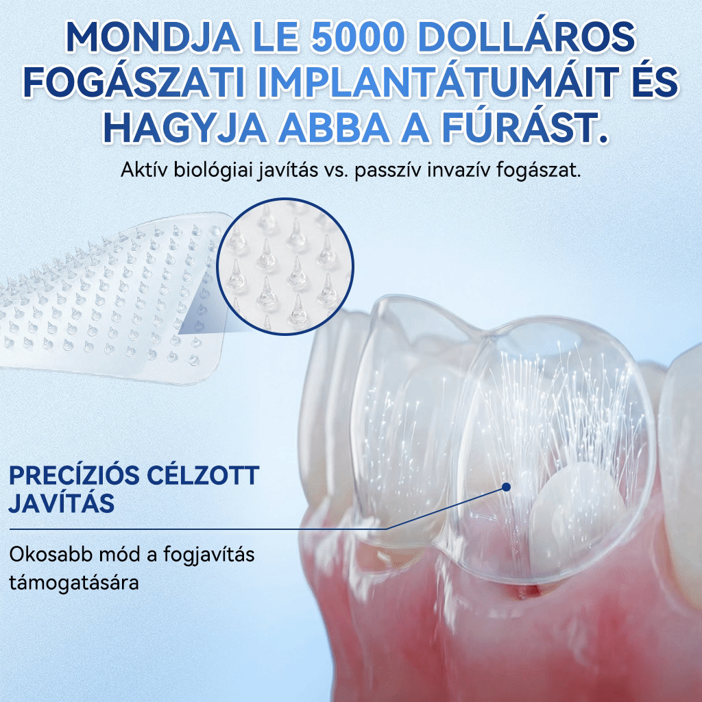 🦷𝐆𝐥𝐢𝐦𝐦𝐞𝐫𝐥𝐲® Tideglusib Fog & íny Javító mikrotűs tapasz | Fejlett őssejt-aktiváló fogcsíkok (újjáépíti a fogzománcot és a dentint • erősíti az ínyt • megszünteti a fogkövet és a szagokat • megállítja a fogérzékenységet))