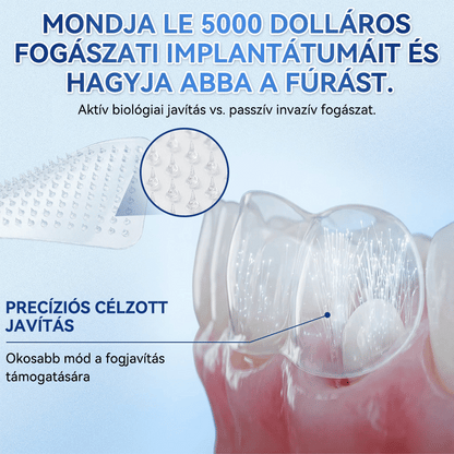 🦷𝐆𝐥𝐢𝐦𝐦𝐞𝐫𝐥𝐲® Tideglusib Fog & íny Javító mikrotűs tapasz | Fejlett őssejt-aktiváló fogcsíkok (újjáépíti a fogzománcot és a dentint • erősíti az ínyt • megszünteti a fogkövet és a szagokat • megállítja a fogérzékenységet))