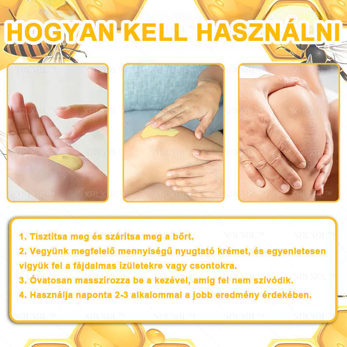🎉🎉XRLXRL® Botulinum Toxin és Méhméreg Fájdalomcsillapító Csontgyógyító Krém (Speziell für ältere Erwachsene)