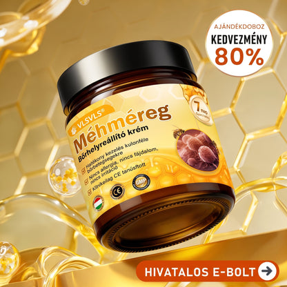 🔹 𝑽𝙇𝙎𝑽𝑳𝑺® Méhméreg Bőr Helyreállító Krém (🎉🎉CE Tanúsítvány)
