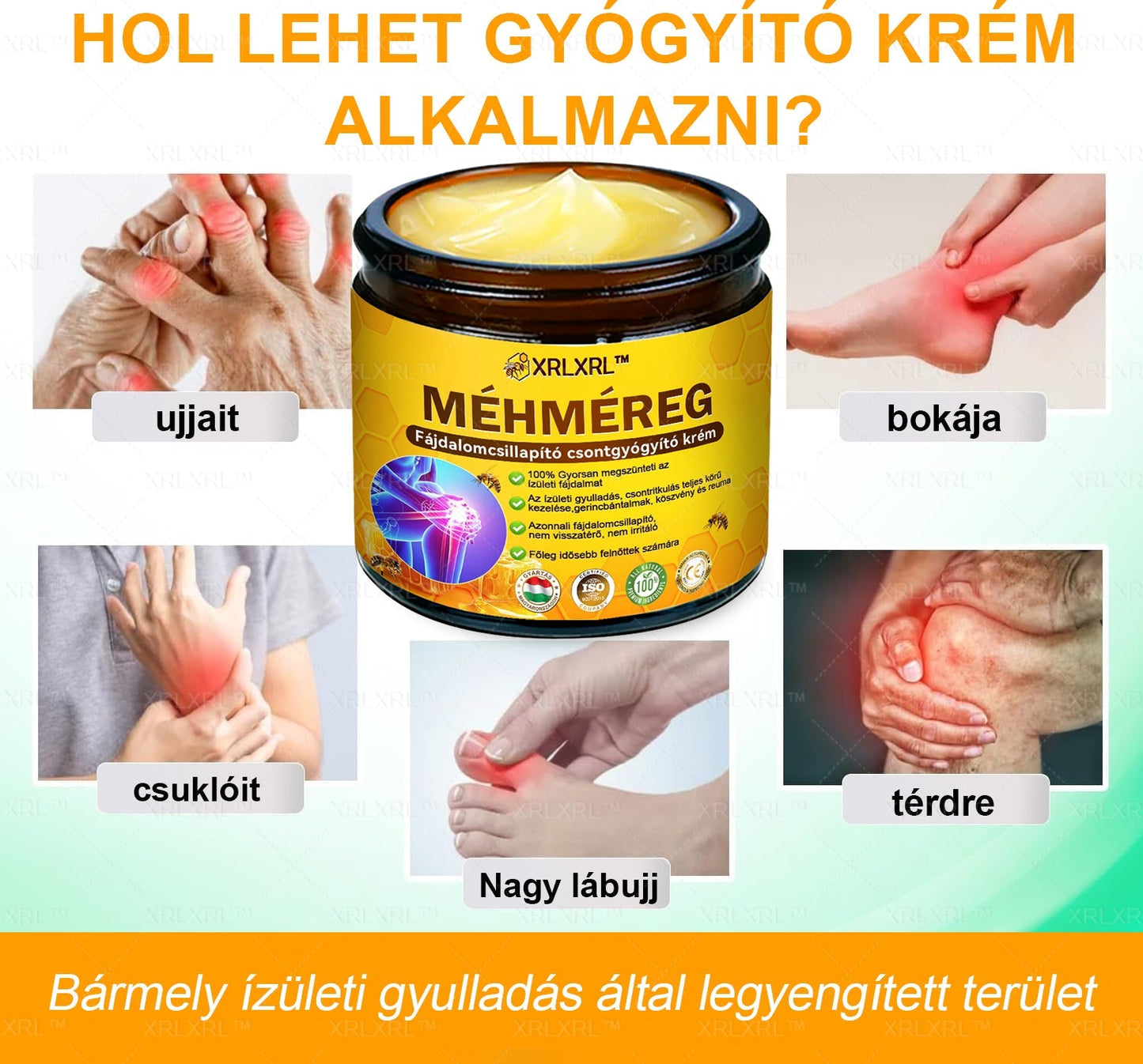 🎉🎉XRLXRL® Botulinum Toxin és Méhméreg Fájdalomcsillapító Csontgyógyító Krém (Speziell für ältere Erwachsene)